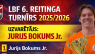 LBF 6 Reitinga turnīru uzvar Jurijs Bokums
