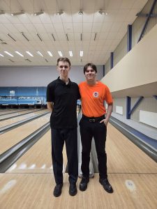 Fināla spēles dalībnieki Jēkabs Atvars - Jurij Bokums juniors
