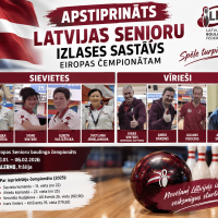Apstiprināts Latvijas senioru izlases sastāvs Eiropas čempionātam